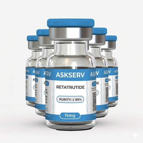 köpa retatrutide 15 mg - Paket med 5 injektionsflaskor
