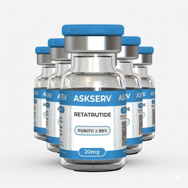köpa retatrutide 20 mg - Paket med 5 injektionsflaskor